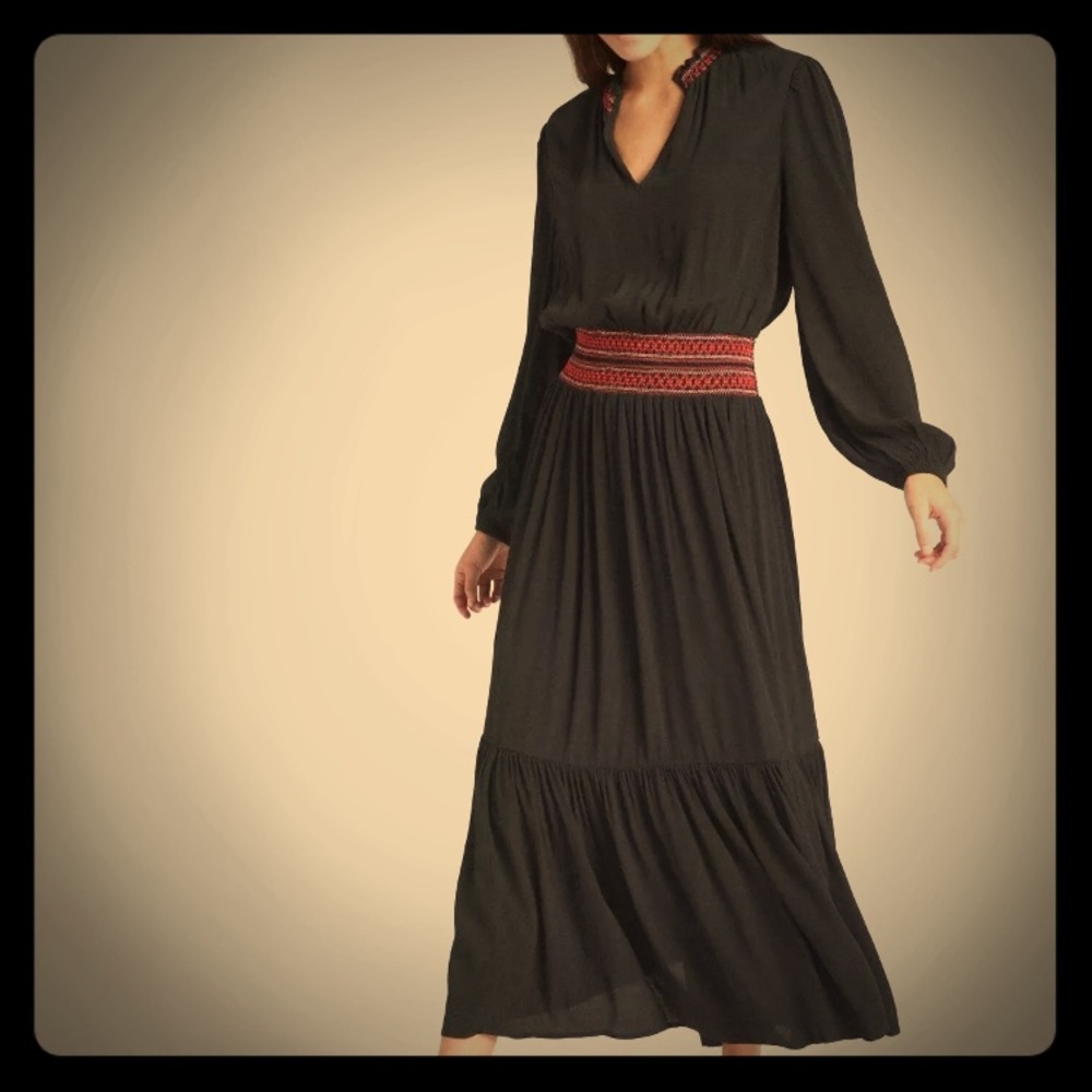 SOLD NWT Gap smocked maxi XS